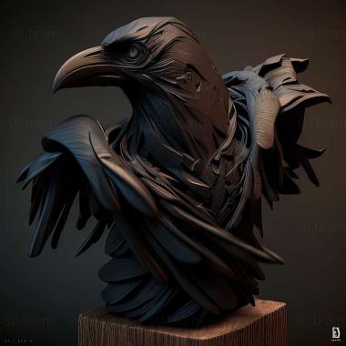 3D model Raven Marvel Universe (STL)